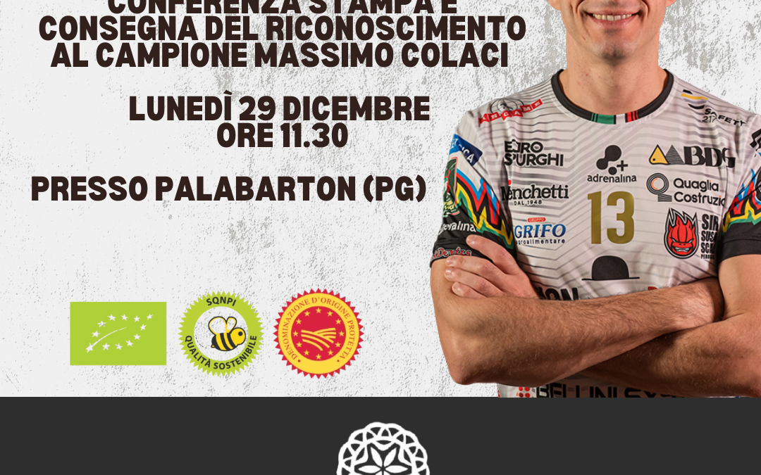 Assoprol Umbria premia Massimo Colaci, campione del mondo della SIR, come Ambassador dell’Olio Umbro di Qualità Certificata